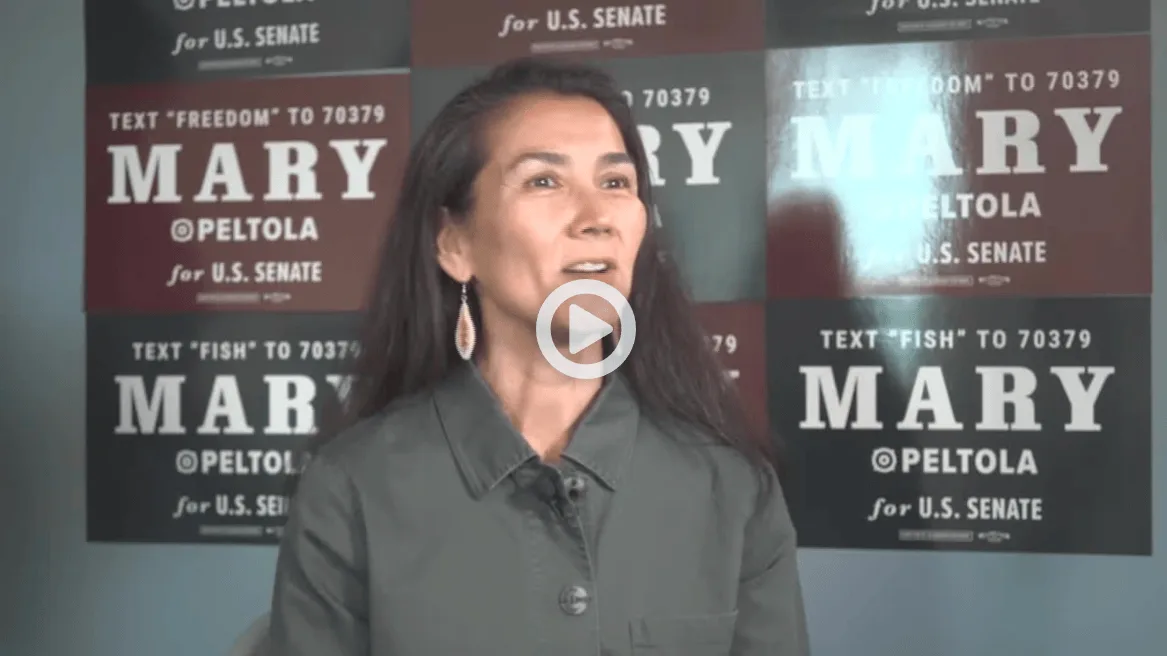 Mary Peltola in her interview with Alaska’s News Source.